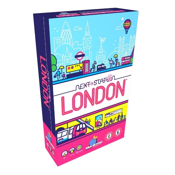 Next Station - London   Board Game   Ages 8+   1-4 Players   25 Minutes Playing Time