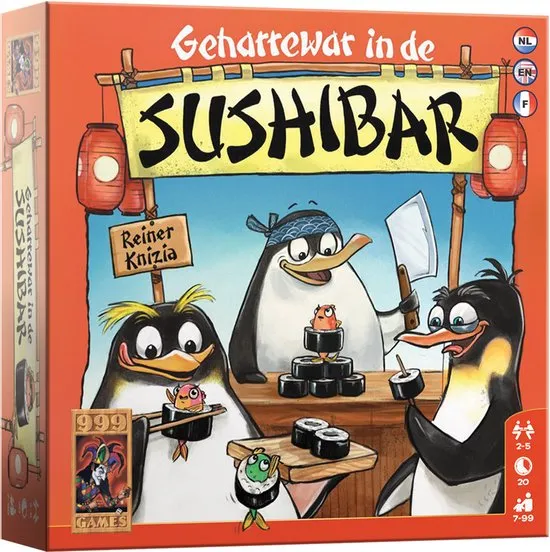 Geharrewar in de Sushibar