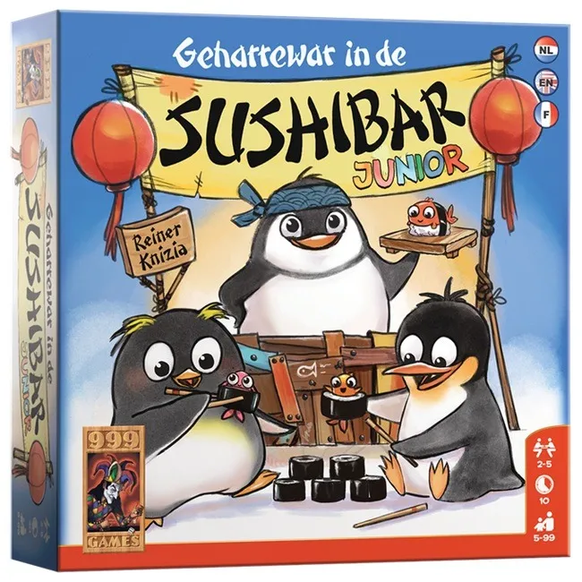 Geharrewar in de Sushibar Junior
