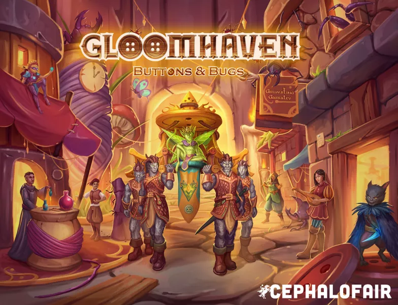 Gloomhaven Buttons And Bugs (tweedehands)