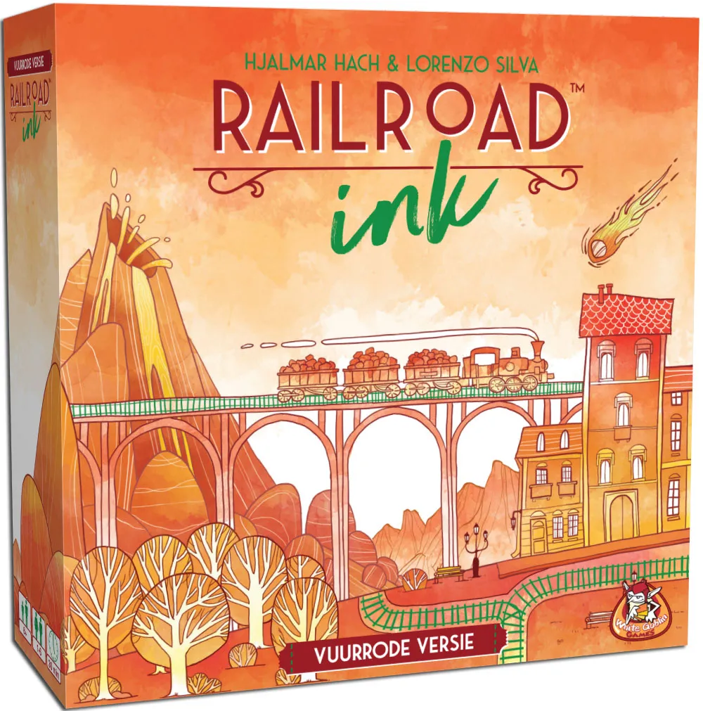 Railroad Ink: Vuurrode Versie
